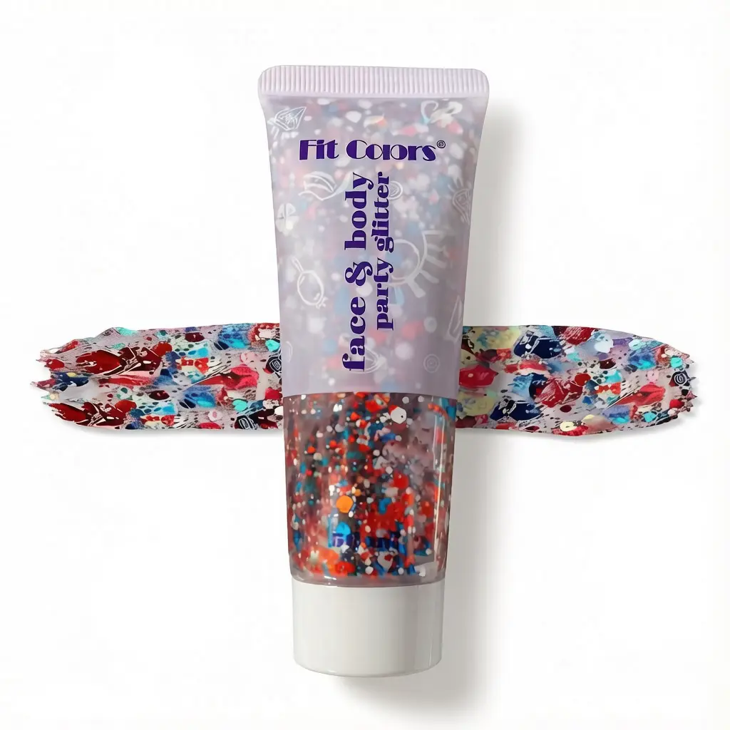 Face & Body Glitter Gel | Perfect for Concerts, Festivals, Raves, and Party Makeup, Multi-Purpose Sparkle Glitter Gel, Easy to Apply and Remove
