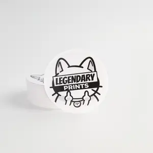 Custom Round Vinyl Sticker Printing Personalized High Quality Waterproof Decal Custom Logo Business Sticker Sheet Die Cut