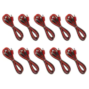 3 ft Ultra Flex 100% OFC RCA Cable Wire – 10-Pack (RCA-3FT.10PK)