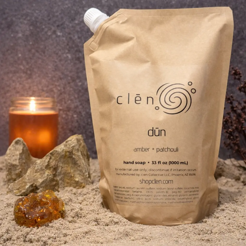 amber + patchouli sōp, refill pouch 33oz