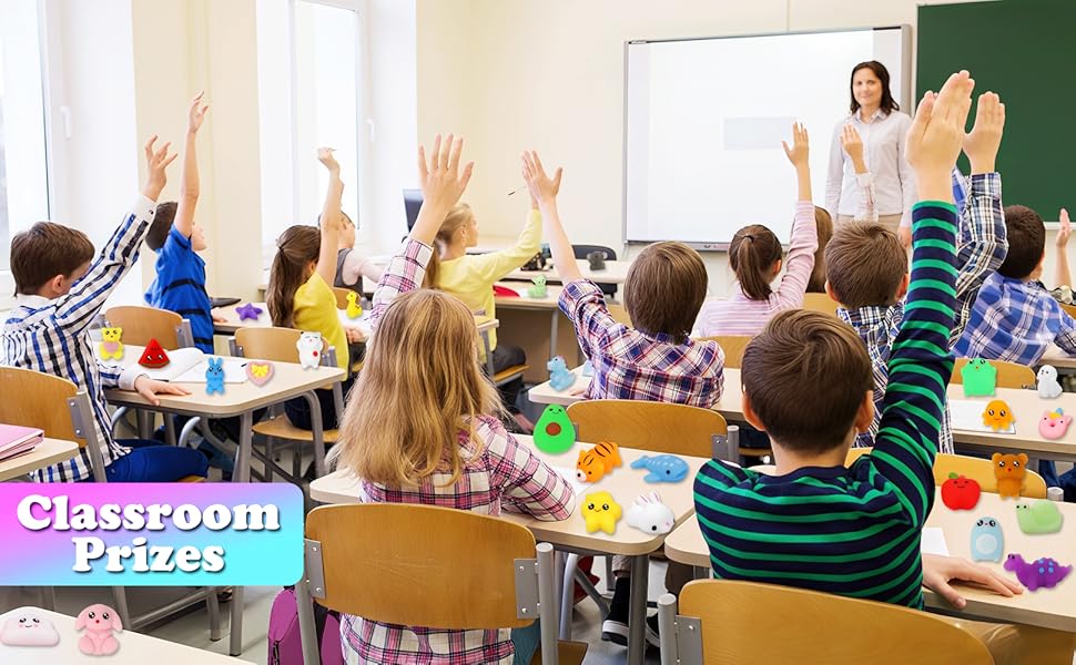 27pcs Mochi Squishy Toys – Mini Kawaii Squishies for Kids, Party Favors, Birthday & Easter Gifts, Fidget & Sensory Toys, Classroom Prizes, Pinata Goodie Bags, Xmas Stocking Stuffers