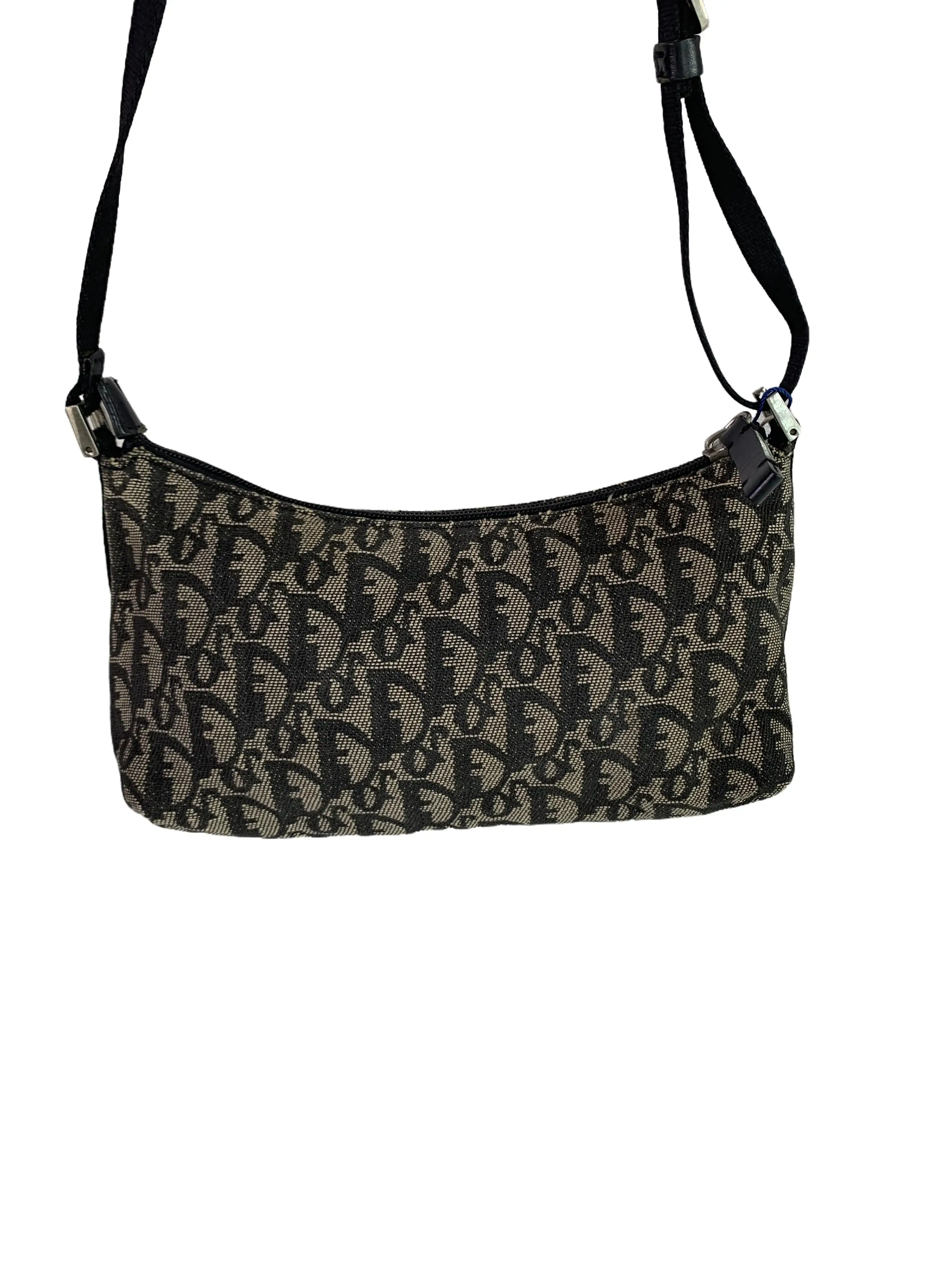 Pre-owned Dior Vintage Oblique Canvas Shoulder Bag/wj08101011/1011
