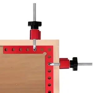 90 Degree Right Angle Clamp, 5.5 Inch X 5.5 Inch, Woodworking Square Tool, Ideal for Frames, Boxes, Cabinets, Drawers