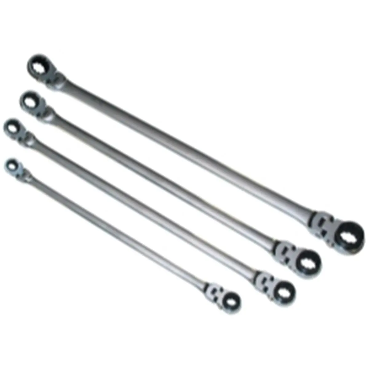 Mountain ex-pffgbxz-4pc 4 Piece Sae Double Box Universal Spline Ratcheting Wrench Set