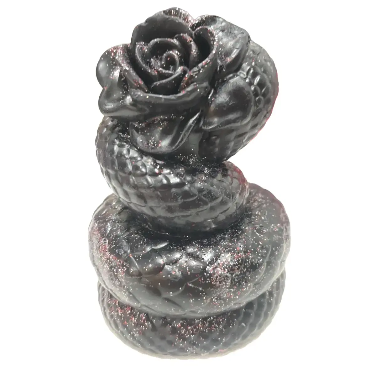 Rose Snake Candles for Rituals and Home Decor - Ornaments