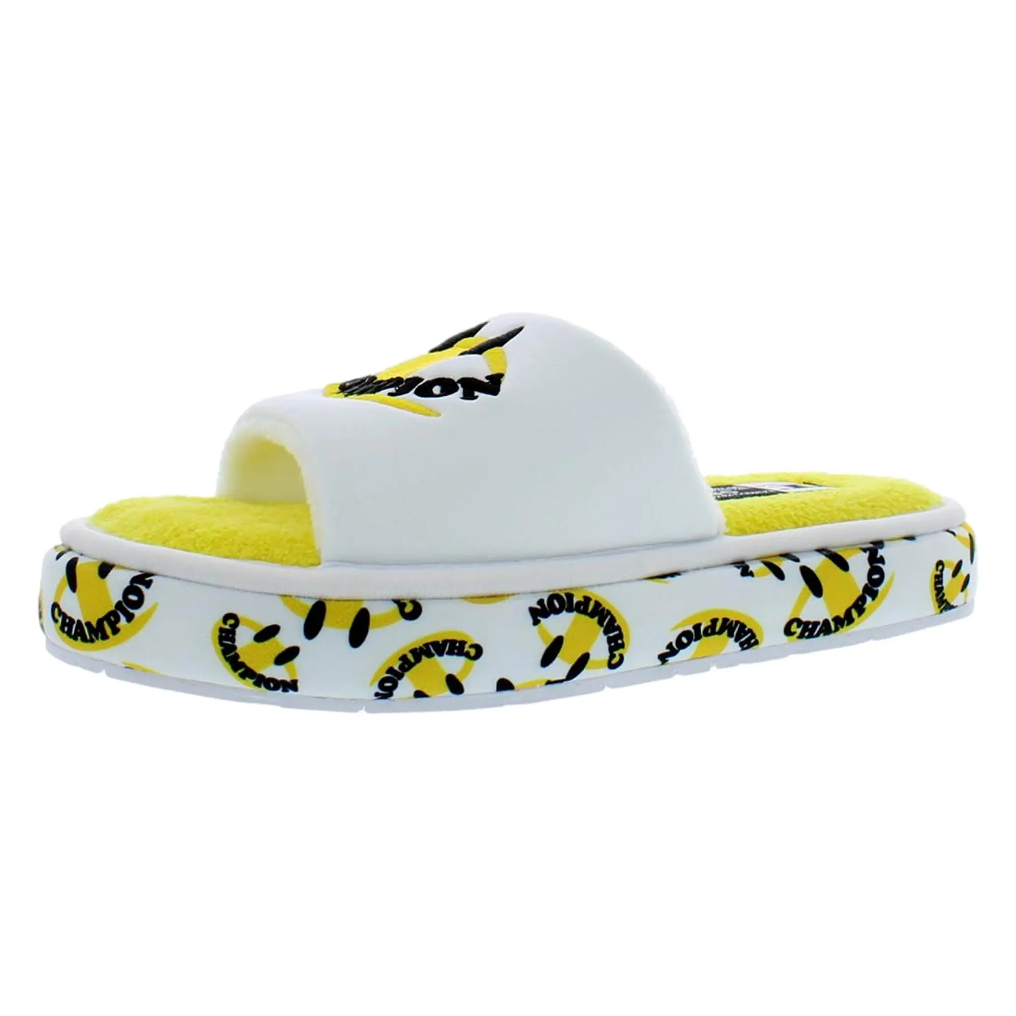 Champion Plush Smile White / Yellow  CP102032W-128 Men's