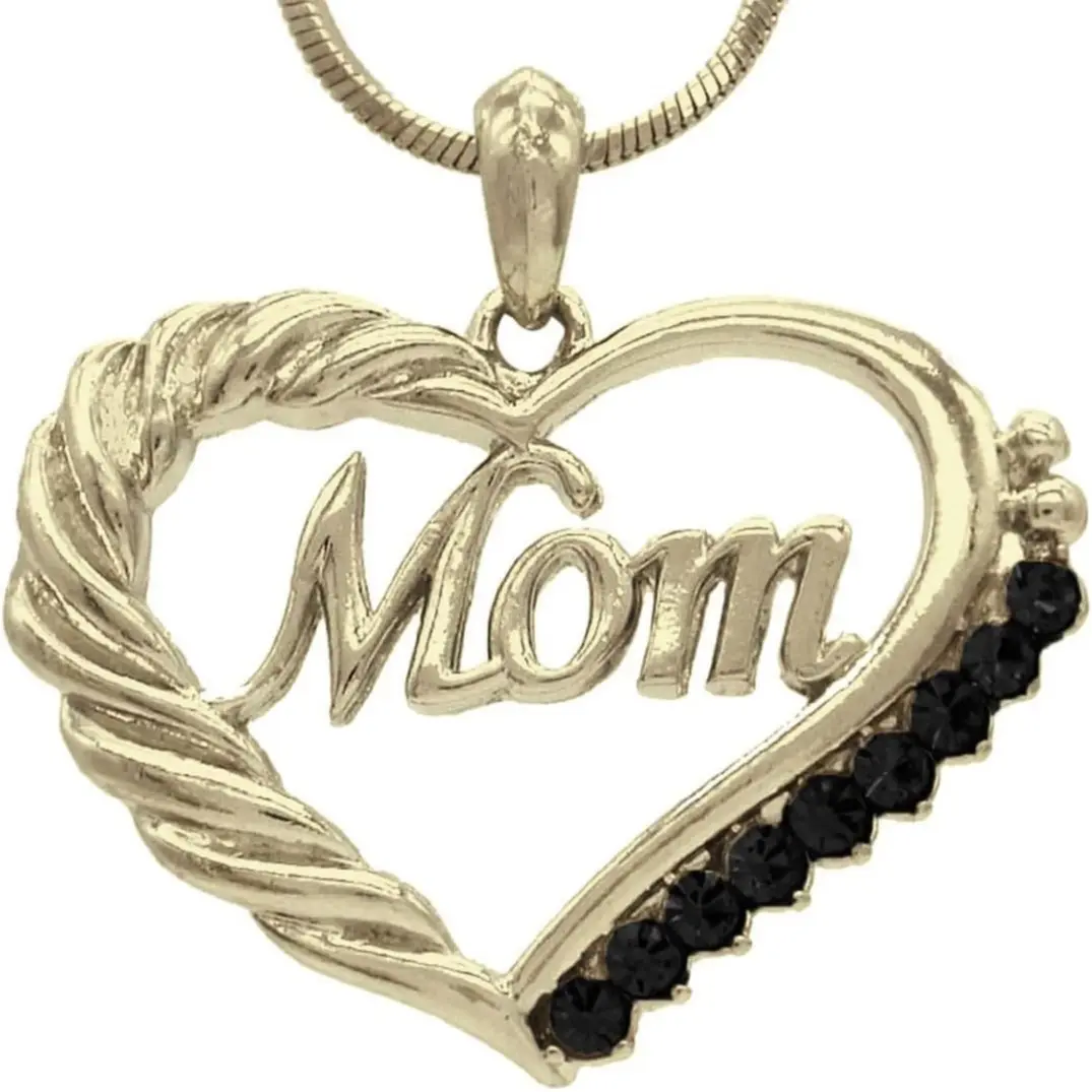 Gold w/ Black Crystal