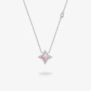 FANCIME "Starlit Melody" Sterling Silver Necklace for Women Birthday Gift for Her