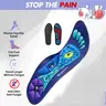 Arch Cover Insoles & Heel Liners for Foot Pain Relief, 220+ lbs Support, Plantar Fasciitis, High Arches, Flat Feet, Shock Absorption, Anxiety & Migraine Relief, Fatigue Reduction, Neuropathy & Swelling Help for Men & Women (Work, Running Use)