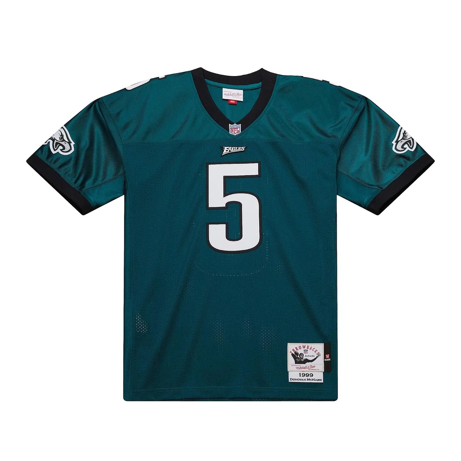 Donovan McNabb Philadelphia Eagles 1999 Midnight Green Authentic Jersey NFL Throwback Mitchell & Ness
