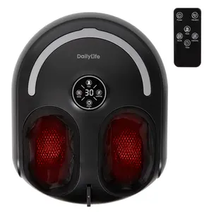 Foot Massager Machine with Heat,  Foot Massager for Plantar Fasciitis, 3 Heat Levels, Mothers Day Gifts for Women Mom Dad, Wireless Control, True Foot Massage