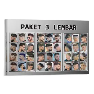 Barbershop Wall Decoration Barbershop Poster Man Hair Poster Salon Poster Men's Salon Hair Posters Men's Haircut Posters Print Gifts