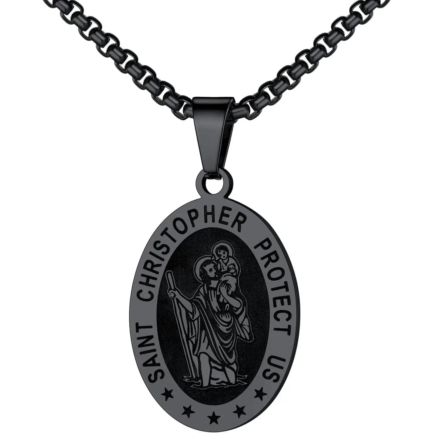 St. Christopher-black