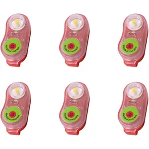 6 Pack LED Light Life Vest, Flash Life Jacket for Emergency Water Survival