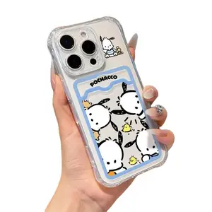 P-Pochacco Cartoon Pattern Phone Case  For iPhone 17 16 15 14 13 12 Pro Max Plus X/XS XSMAX XR Anti Drop Cover.