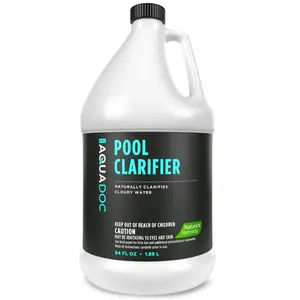 AquaDoc 64oz Natural Pool Clarifier for Inground & Above Ground Pools - Clears Cloudy Water
