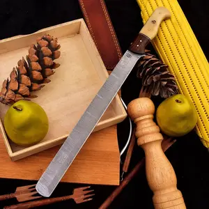 16.5’’ Custom Handmade Damascus Steel Slicing Knife-Professional Chef Knife-Full Tang Fishing Knife HSCK-507