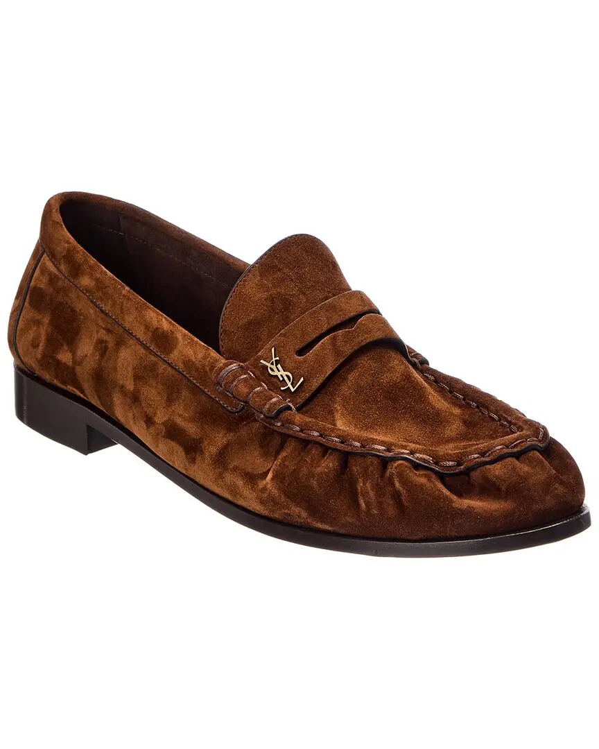 Saint Laurent Le Supple Suede Loafer