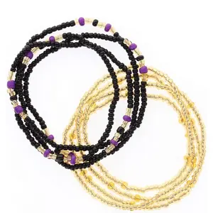 Waist Beads Body Chain for Women Colorful Stretchy African Waist Bead Body Jewelry
