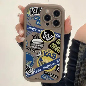 NBA Team Pattern Phone Case, Full Body Shockproof Phone Protective Cover, Fashion Phone Accessories Compatible with iPhone 11 12 13 14 15 Pro Max, Casing