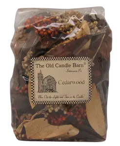 Old Candle Barn Cedarwood Potpourri Bowl Filler Rustic home scent for Home Decor