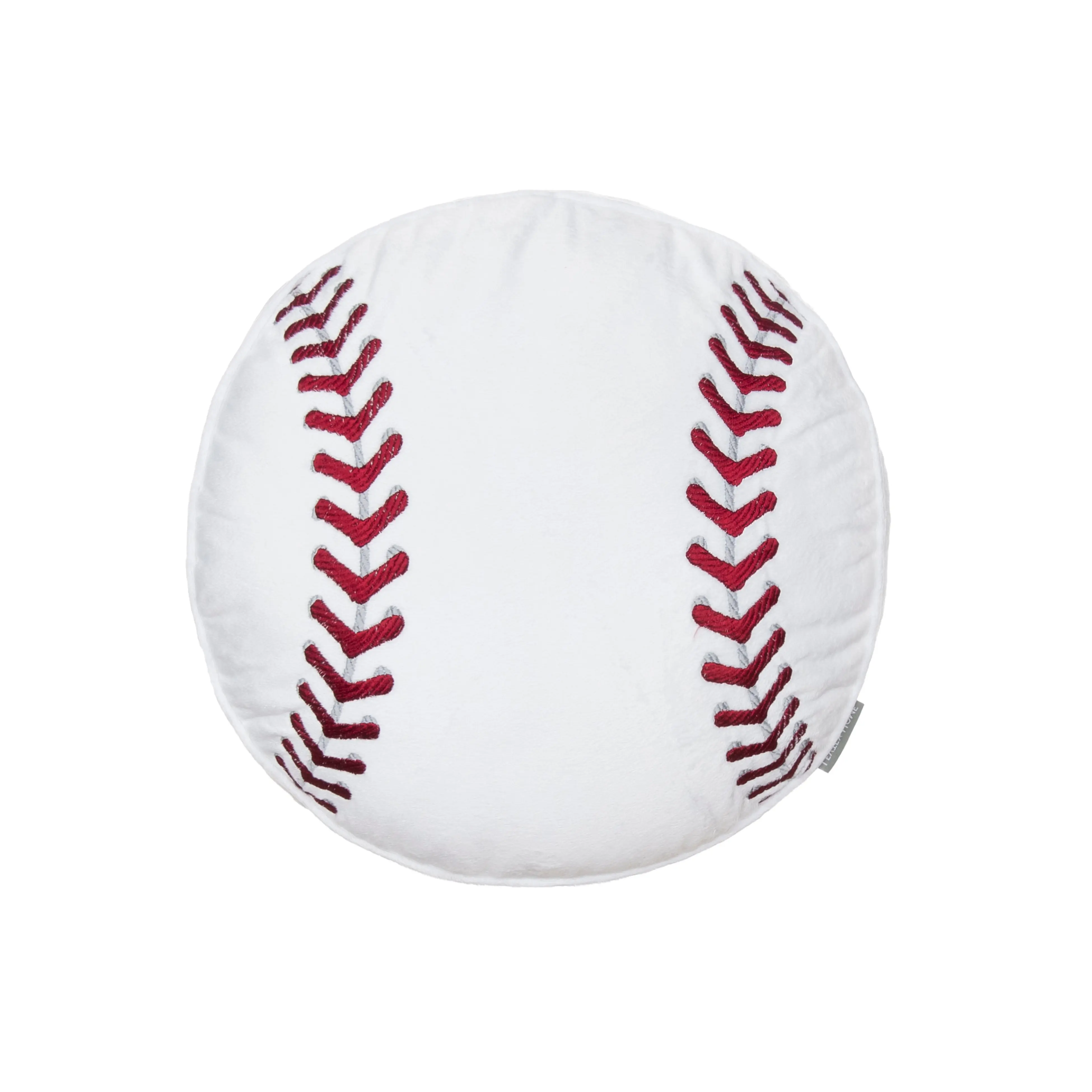 Baseball Sport Theme Soft Filling Pillow, 18x18in Duck Feather Stuffed Bedding Accessory for Kids' Bedroom Decor