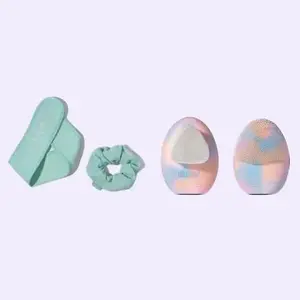 Glow Bundle SET By Lollipop Brushes Palm Brush & Crown Duo