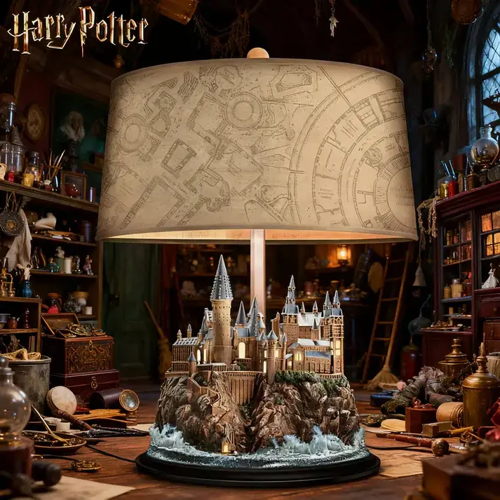 Magical Light-Up Collectible Lamp with DIY Hogwarts Castle Design Perfect for Harry Potter Fans and Collectors christmas new year gift tiktokshopspringglowup