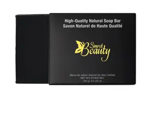Simret Beauty Natural Charcoal Lather Soap for Gentle Facial Cleansing and Skin Repair, Chemical-Free and Cruelty-Free, 120g - Body Care