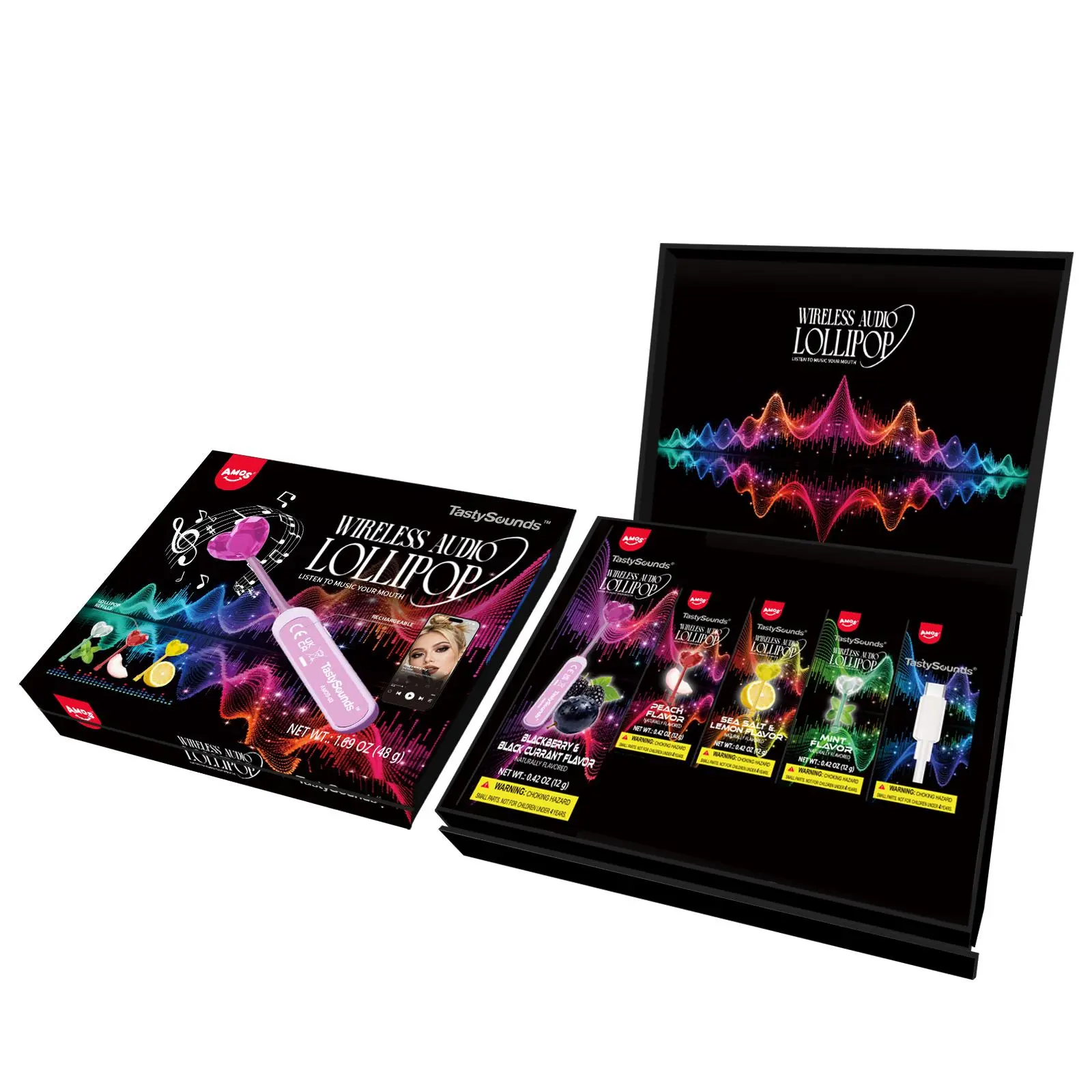 Wireless Music Lollipop Gift Box