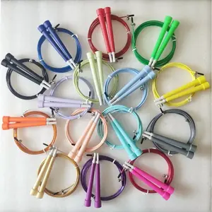 PVC steel wire speed jump rope for fitness and children 3m long racing jump rope