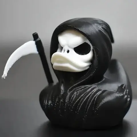 Halloween Decoration, Decoration Items, 3D Printed Horror Duck Statue, Unique Home Decor Ornament Gift Idea, Spooky Halloween Party Accessory, Decoration Figure, Figurines, Collectible Room Decor