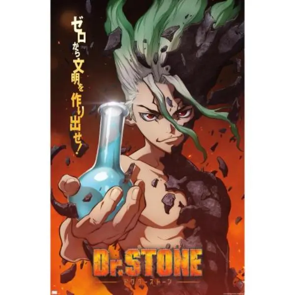 Dr Stone Huge Great Quality 24X36 Inch Official New Paper Poster
