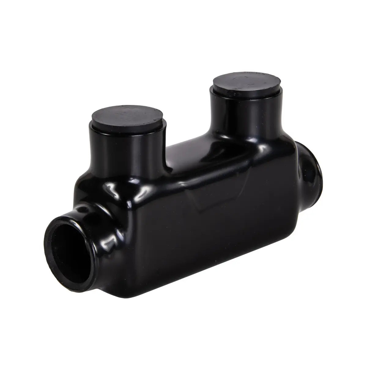 212 MAIN NSI Industries ISR-1-0B Polaris Plastic Insert In-Line Wire Splice Connector - 2-Port Black Outdoor-Use, Pre-Insulated, Removable Plugs, Pre-Filled Oxide Inhibitor for Oxidation-Free, 0.18 lbs, 1/0 to 14 AWG, UV/Abrasion/Chemical-Resistant, All S