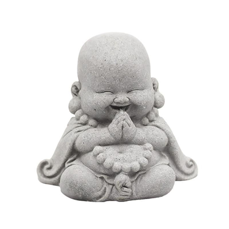 Blessed Little Monk for Outdoor Fish Tanks, Ponds & Decor