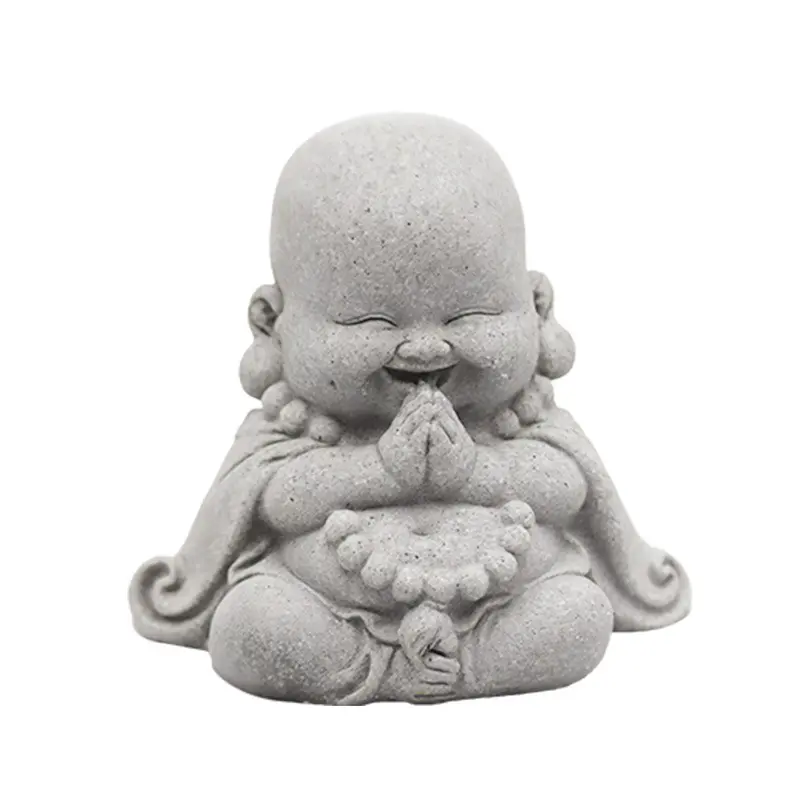 Blessed Little Monk for Outdoor Fish Tanks, Ponds & Decor