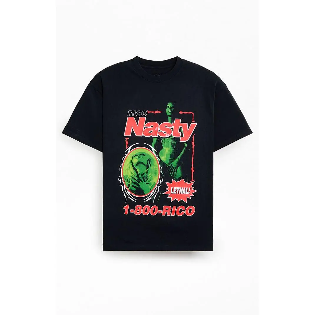 PacSun Men's Rico Nasty 1-800 T-Shirt - Multicolor