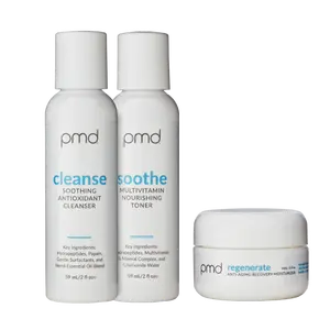 Daily Cell Regeneration Starter Kit - PMD Beauty Skincare with Cleanser, Toner & Moisturizer for Skin Repair & Hydration Comfort Hydrate