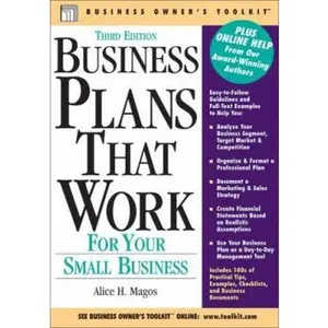 USED-Business Plans That Work: For Your Small Business (Business Owner's Toolkit series) by Alice H. Magos (Paperback)