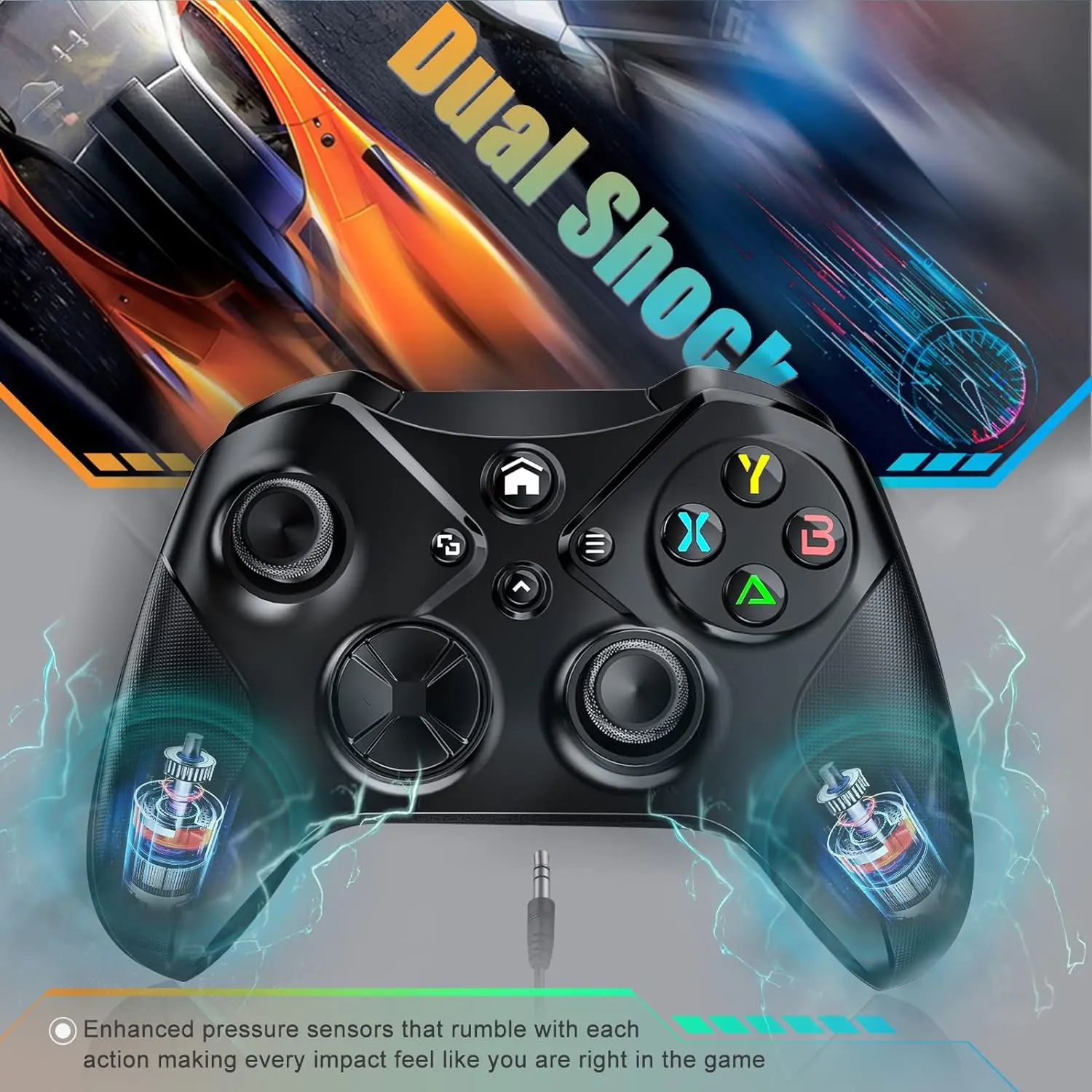 Xbox One Wireless Controller Pro, Multi-Platform Gamepad for Xbox One/PC/Android/iOS with Turbo, Macro & Dual Vibration, Bluetooth/USB-C/WiFi Connectivity tiktokshopspringglowup