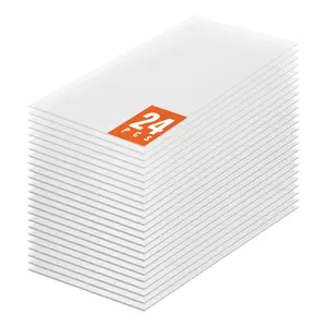 VEVOR 24 Pack Polycarbonate Greenhouse Panels, 2' X 4' X 0.16'' Roof Panels Sheets, Waterproof UV Protected Corrugated Plastic Roofing, Impact Resistance Clear Roofing Sheets for Greenhouse/Garden