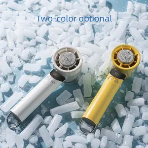 Portable Handheld Fan, USB Rechargeable Ice Compress Fan, Outdoor Handheld Fan for Travel, Camping, Lightweight Fan for Outdoor