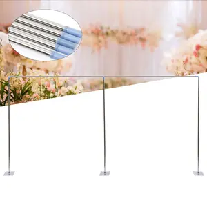 3x6m Wedding Party Backdrop Stand Pipe Kit Curtain Frame Telescopic for Wedding Birthday Party Home Accessories Decor