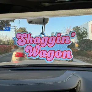 Hilton Car Air Freshener Scented Paper Pendant, Car Air Diffuser, Car Interior Diffusers, Long-Lasting Aromatherapy Fragrance for Rearview Mirror Vent, Stress Relief Auto Accessory