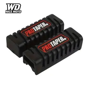 WD NICE MOTO Universal Motorcycle Non-Slip Front Foot Pedal Rubber Cover, Adjustable Anti-Slip Dirt Bike Footrest, Motocross Accessories