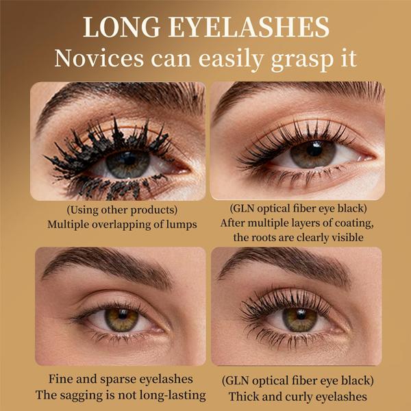 mascara to lash clusters Beachproof Mascara - Lifting, Volumising, Lengthening Black Mascara with Smooth Layering Formula for 24H Curl + mascara to lash clusters