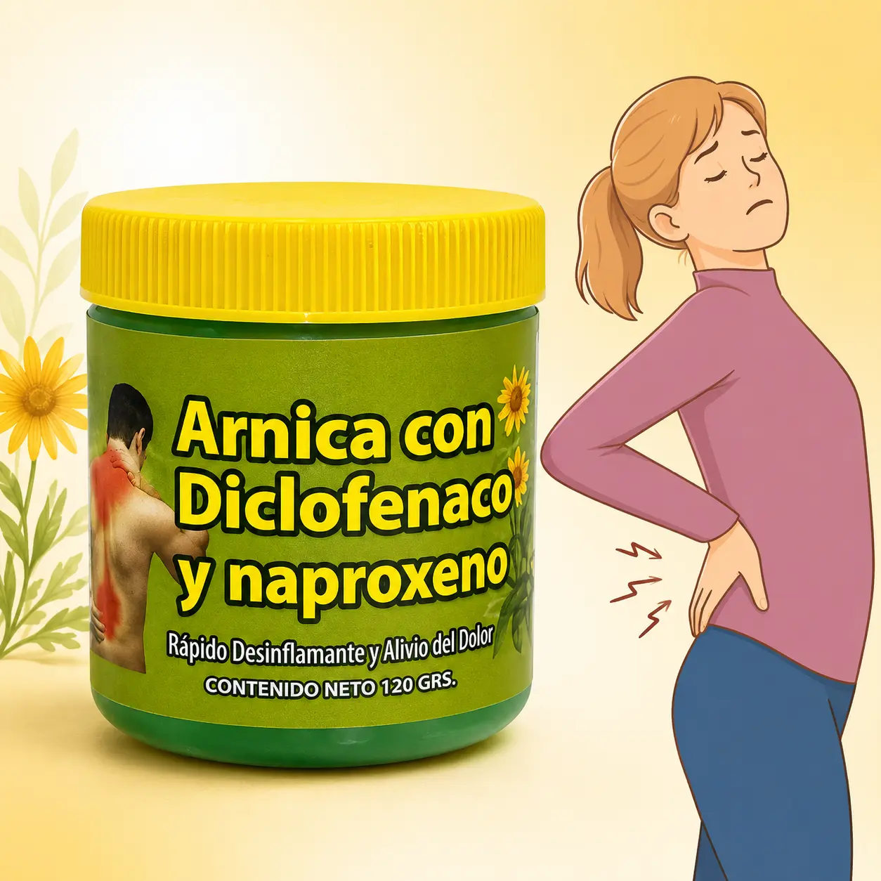 VIRAL Arnica Gel(Massage Balm)–4.23 oz(120 g)Full-Body Muscle Support Herbal Pomada Muscular for Massage & Recovery Formula Mejorada – Soothing Natural Care