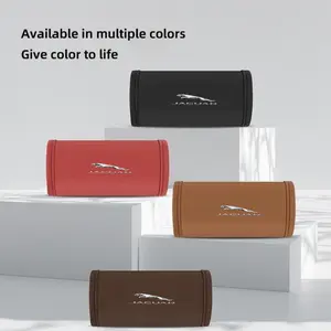 Hot-selling car interior accessories PU leather steering wheel handle cover, scratch-resistant handle cover, suitable for Jaguar C-Type, D-Type, E-Pace, E-Type, F-Pace, F-Type, I-Pace, Mark, S-Type, X-Type, XE, XF, XJ, XJ220, XJR, XJS, XK, XKR