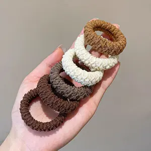 High-elasticity, thickened, multi-colored high ponytail hair tie, popcorn hair ring, popular on Instagram, hair elastic band