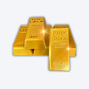 Realistic Gold Bar Prank Prop – 3D Printed Novelty Gold Ingot for Display & Gag Gifts